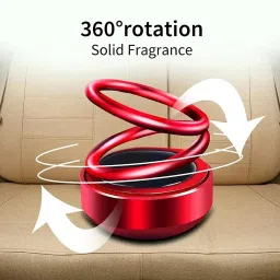 laccvia Solar Powered Car Aroma Diffuser | Air Freshener with Automatic Rotation Solar Powered Car Aroma Diffuser | Air Freshener with Automatic Rotation Air Purifier image 2