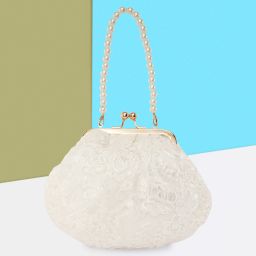 White Women Clutch Women's White Clutch-image-64