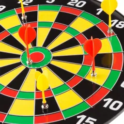 bestie toys Magnetic Dart Board Game Made of High Quality with 6 Darts (34.5cms) 35 cm Dart Board image 3