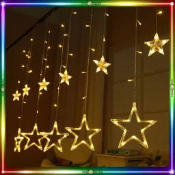 138 LEDs 10 m Beige Color Changing Star Rice Lights-image-44