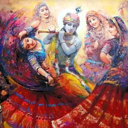 Sri Krishna Leela Paint by Number for Kids and Adults Beginner, DIY Canvas 16 inch x 20 inch Painting-image-17