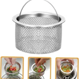Kitchen Sink Stainless Steel Pop-Up Strainer-image-101