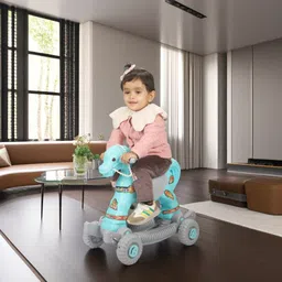toyprofessor Baby horse rider for kids 2 in 1 function for 1-3 years Rideons & Wagons Non Battery Operated Ride On-picture-25