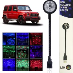 DISCO Light DJ Projection Light 7 Colors + 9 Functional Modes M-Benz Car Disco Shower Laser Light-16