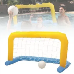 Water (IND*62) Polo Swimming Pool Game Set 1.42m X 76cm Multicolor Inflatable Hoppers & Bouncer-32