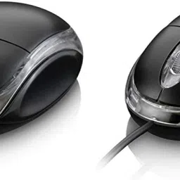 Elderbuy Optical Wired USB Mouse Pack Of 2 Wired Ambidextrous Optical Mouse-image-11