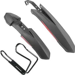 Cycle Front & Rear Mudguard And Reflective Tape With Bicycle Bottle Holder Full Length Front & Rear Fender-4