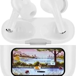 New Model Display Touch screen Earbuds with 48 hour Playtime Noise cancelation Bluetooth Headset-image-74