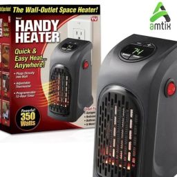 Electric Handy Heater Fan ,Wall-Outlet Bedroom, Living, Plug-in Wall LED Display Fan Room Heater-picture-6