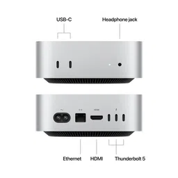 Apple Mac mini M4 Pro Chip 2024 Mini Tower (24GB, 512GB SSD, Apple 16-core GPU, macOS Sequoia, Silver) image 2