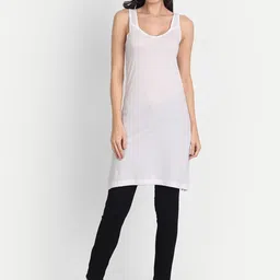 Aimly Scoop Neck Shoulder Straps Cotton Longline Camisole-picture-35