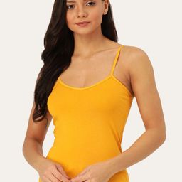 Lady Lyka Non-Padded Scoop Neck Cotton Camisole-image-52