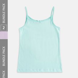 Pantaloons Junior Girls Pack Of 2 Cotton Camisoles-image-46