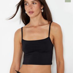 Trendyol Pack Of 2 Shoulder Straps Crop Camisoles-image-62