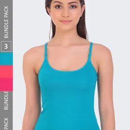 POOJA RAGENEE 3Pcs Pure Cotton Camisoles-image-92