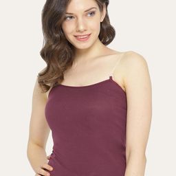Lady Lyka Non Padded Cotton Camisole With Transparent-image-6