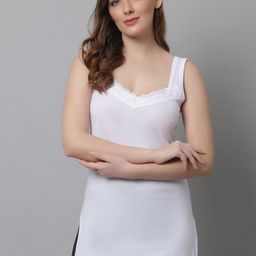 KEX Sweetheart-Neck Non Padded Cotton Camisole-picture-26