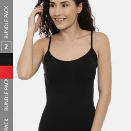 GOLDSTROMS Pack Of 2 Non-Padded Seamless Cotton Camisoles-image-24