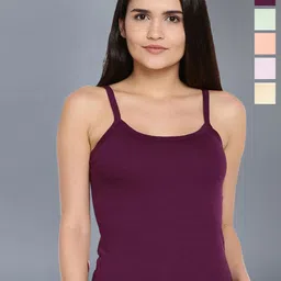 Dollar Missy Pack of 5  Combed Cotton Camisole-picture-41
