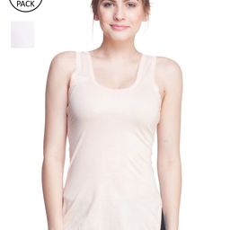Dollar Missy Women Pack Of 2 Solid Combed Cotton Camisoles-image-65
