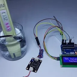 TDS Sensor Water Conductivity Sensor Module, 0~1000ppm Water Quality Monitoring Module Board image 2