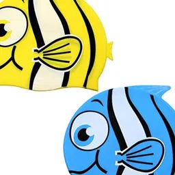 EL REGALO Kids Pack Of 2 Printed Swimming Cap-image-70