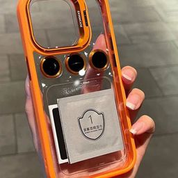 Luxury Kase Solid Printed iPhone 16 Pro Back Case Mobile Accessories-image-43