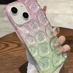 Luxury Kase Geometric Printed iPhone 14 Plus Back Case Mobile Accessories-1