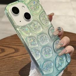 Luxury Kase Solid Printed iPhone 15 Plus Back Case Mobile Accessories-image-51