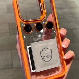 Luxury Kase Solid Printed iPhone 14 Pro Max Back Case Mobile Accessories-image-48