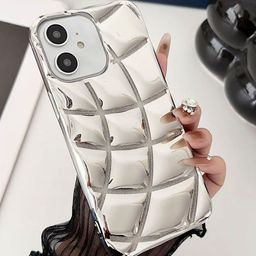 Luxury Kase LK142 Electroplated curved plaid Protective iPhone 11 Back Case-image-90
