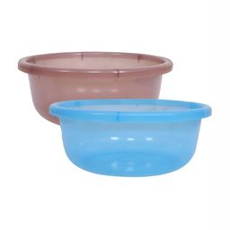 Kuber Industries Blue & Brown 2 Piece Bath Buckets-image-40