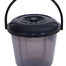 Kuber Industries Black Unbreakable Bathroom Bucket 13L-image-37