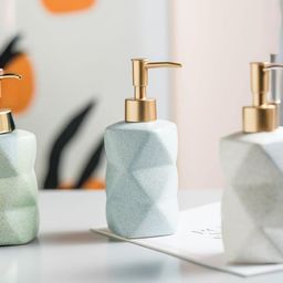 UMAI Blue Ceramic Soap Dispenser 300 ml-image-1