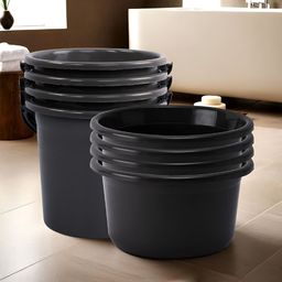 Kuber Industries Grey 8 pieces Bath Accessories Set-image-55