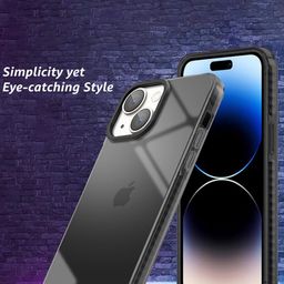Karwan Solid Printed iPhone 15 Plus Back Case Mobile Accessories image 2