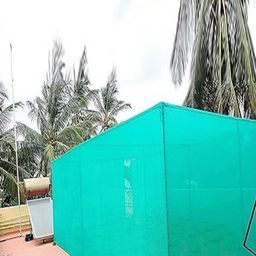 Kuber Industries Green Sun Shade Square UV Blocking Durable Canopy Net image 3