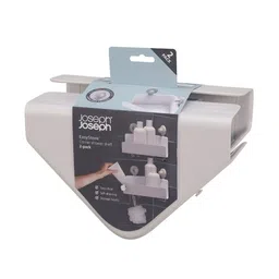 Joseph Joseph EasyStore Set Of 2 White Corner Shower Shelf image 5