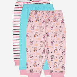 Bodycare Infants Pack Of 3 Assorted Printed Joggers-image-41