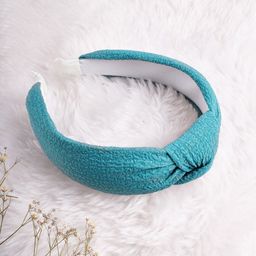 BEWITCHED Women Turquoise Blue Knotted Hairband-27