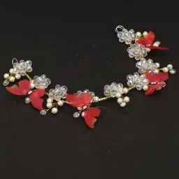 VAGHBHATT Women Multi-Coloured Beaded Tiara-52