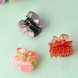 Silvermerc Designs Women Set Of 3 Claw Clips-image-52