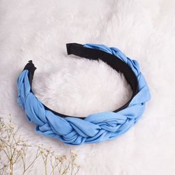 JOKER & WITCH Women Blue & Black Braided Hairband-image-31
