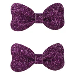 Aye Candy Girls Purple Set of 2 Embellished Alligator Hair Clip-13