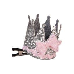 Aye Candy Girls Silver-Toned & Pink Embellished Alligator Hair Clip-image-62