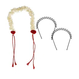 CHRONEX Women Black Set of 3 Hair Accessory Set-24