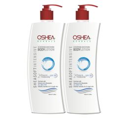 Oshea Herbals Set of 2 Sheasoft Intensive SPF-15 Body Lotions - 400ml Each-50