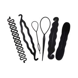 CHRONEX Women Black Set of 6 Hair Accessory Set-86