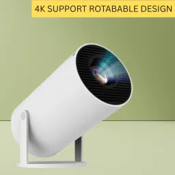 CLAIRBELL Protable Projector for Home 4K Support With Built-in App Netflix/YouTubeN363 (4500 lm / 1 Speaker / Wireless / Remote Controller) Portable Projector-15