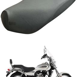 BIKE/SCOOTY/MOTORCYCLE SINGLE SEAT COVER-DC009 Single Bike Seat Cover For Bajaj Avenger 220 DTS-i-image-87